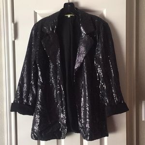 gianni bini sequin blazer